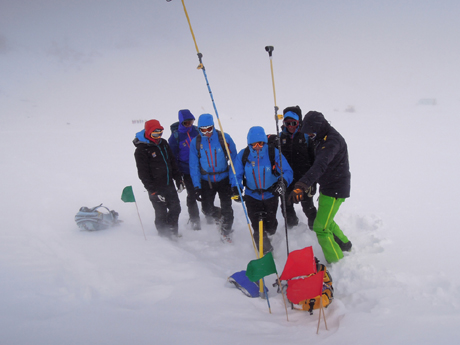 LVS Suche am Stubaier Gletscher