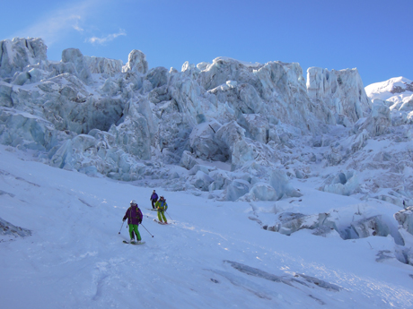 Ber der Gletscherabfahrt in Chamonix