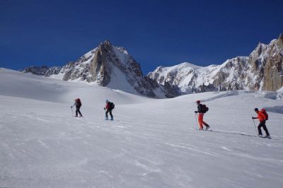 Skihochtour Aufstieg zum Mont Blanc mit Bergführer