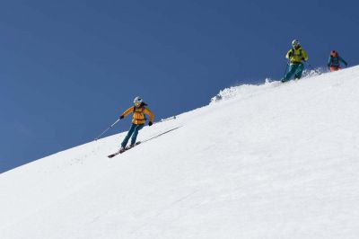 Skitourenkurs für Fortgeschrittene mit Bergführer.