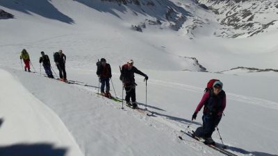 Skitour Hohe Tauern Grossvenediger mit Bergfuehrer.