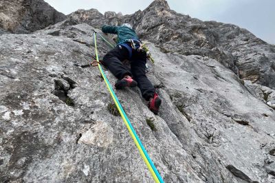 Kletterkurs am Fels Vorstieg