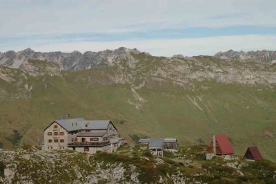 Alpenüberquerung erste Etappe zum Prinz Luitpold Haus.