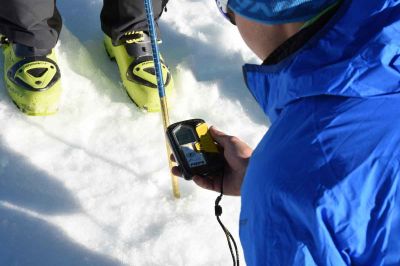 LVS Ausbildung beim Skitourenkurs im Allgäu.