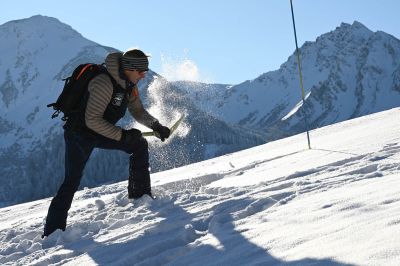 Ausgraben, Lawine, LVS Kurs