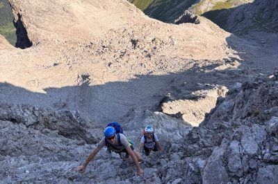 Trettachspitze, Bergführer, Überschreitung